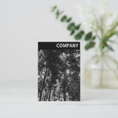 Vヘッダー – Woodland Canopy 01 BW 名刺 (スタンド正面)