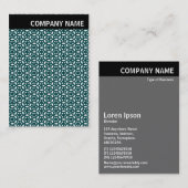 Vヘッダ – イメージ – ジオメトリック抽象芸術 名刺 (正面/裏面)