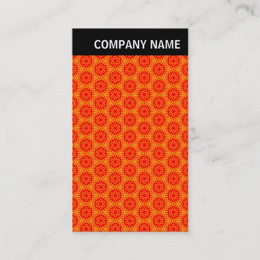 Vヘッダ – イメージ – 幾何学模様 名刺 (正面)