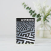 Vヘッダ – 金属迷路 名刺 (スタンド正面)