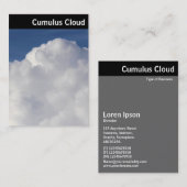Vヘッダ – Cumulus Cloud 名刺 (正面/裏面)