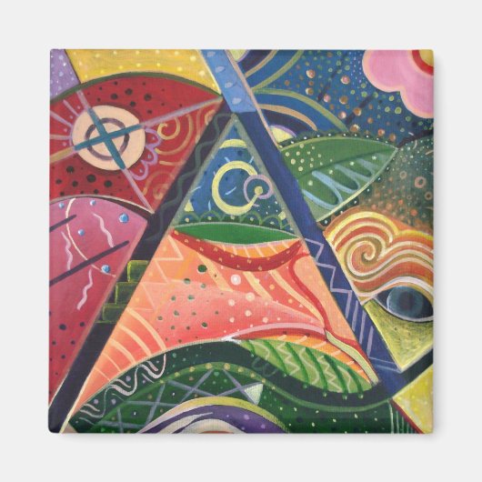 Vマグネットデザインの喜び マグネット (正面)