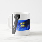 Vモノグラムカスタムマグカップ コーヒーマグカップ (正面左)