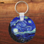 vヴァンゴッホスターリーナイトファインアート キーホルダー (正面)