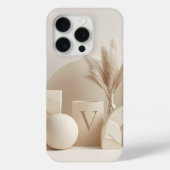 V字型ミニマルモノグラムスマホケース - 美的センス Case-Mate iPhoneケース (裏面)