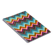 V形カラフル状パターン ノートブック (右側)