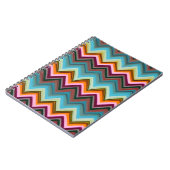 V形カラフル状パターン ノートブック (左側)