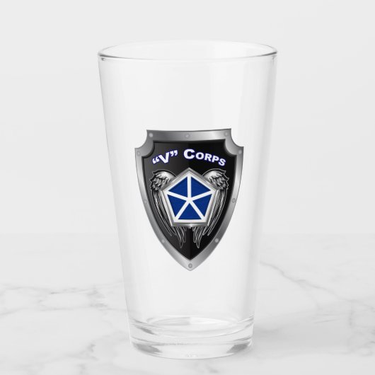 V機甲軍団シールド タンブラーグラス (正面)