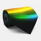 V炎-カラフルなフラクタルの炎 ネクタイ (ロール)