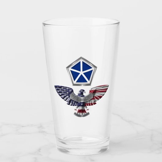 V装甲部隊ワシ(パッチあり) タンブラーグラス (正面)
