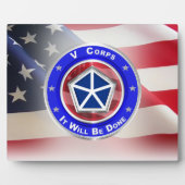 V部隊「完了する」 フォトプラーク (正面)