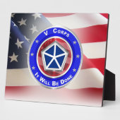 V部隊「完了する」 フォトプラーク (側面)