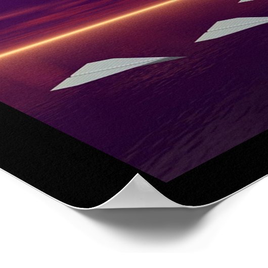 V飛んでいる型 ポスター (角)