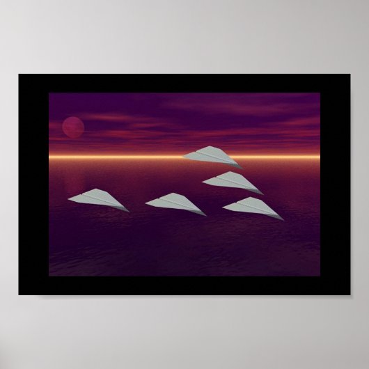 V飛んでいる型 ポスター (正面)