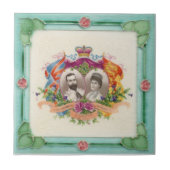 V0003ビクトリアンで旧式な再生のセラミックタイル タイル (正面)