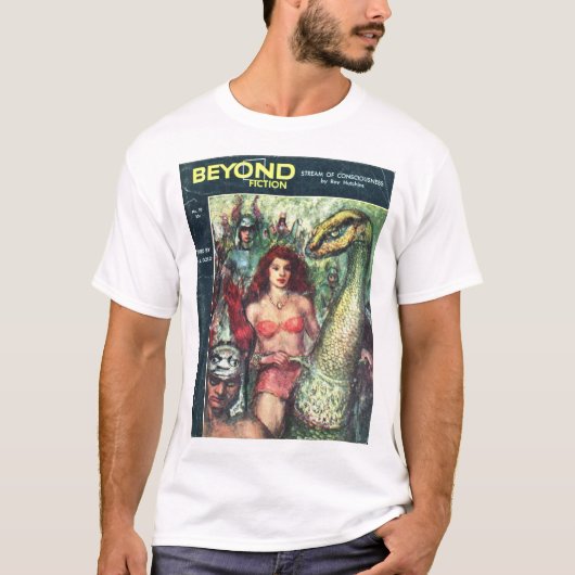 v02 n04 (1955-02.Galaxy)の_Pulpの芸術を越えて Tシャツ (正面)