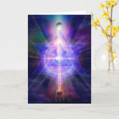 V055 "メルカバ宇宙" カード (黄色い花)