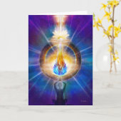 V061 Azulの炎の入口2016年 カード (黄色い花)