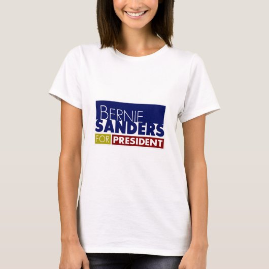 V1大統領のためのバーニー・サンダース Tシャツ (正面)