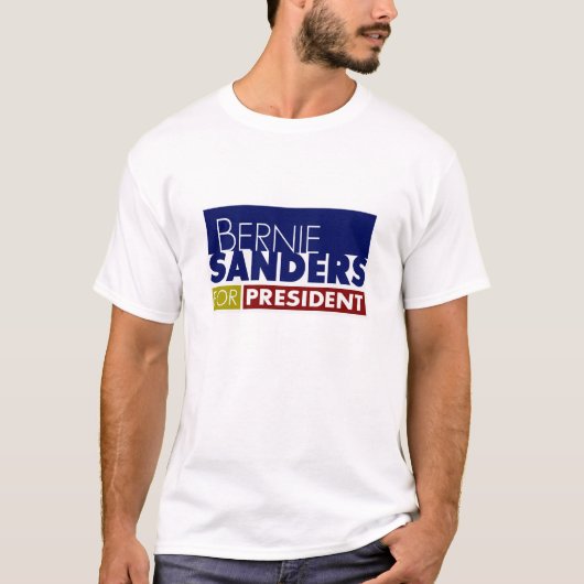 V1大統領のためのバーニー・サンダース Tシャツ (正面)