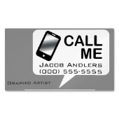 V10に電話 マグネット名刺 (正面)