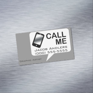 V10に電話 マグネット名刺
