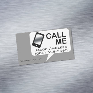 V10に電話 マグネット名刺
