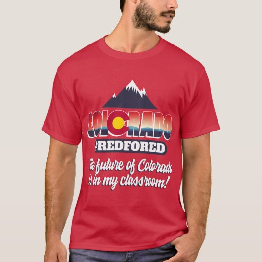 V14 Colorado RedForEd Strike United Teacher Protes Tシャツ (正面)