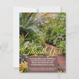 V1 熱帯植物 感謝カード 招待状