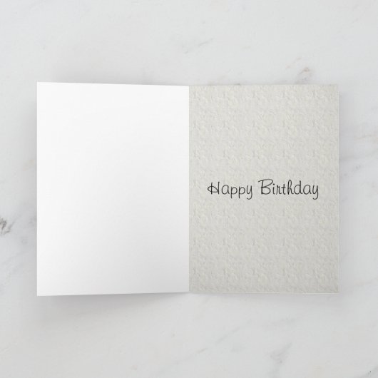 V2を読んでいるヴィンテージの女性 カード (内部)