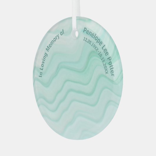 V2アクアシーウェーブメモリアル記念サンキャッチャー ガラスオーナメント (正面左)