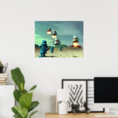 V2ポスター上からのロボット侵入 ポスター (ホームオフィス)