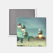 V2磁石の上方からのロボット侵入 マグネット (正面/裏面)