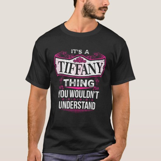 V2 Tを理解できないTIFFANYの問題 Tシャツ (正面)