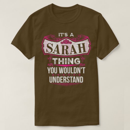 V2 T-Shを理解できないのはSARAHだ Tシャツ (デザイン正面)