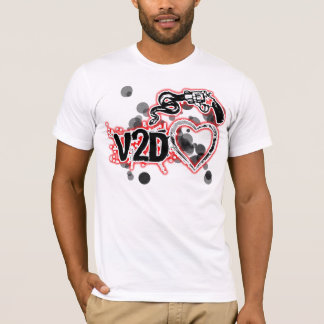v2dheart tシャツ