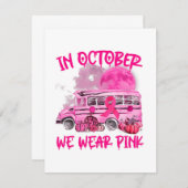 V2DjスクールバスドライバーLeopard乳癌に対応 ノートカード (正面/裏面)