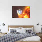 V407シグニの白色矮星 キャンバスプリント (インサイチュ (寝室))