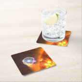 V407シグニの白色矮星 スクエアペーパーコースター (インサイチュ)