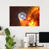 V407シグニの白色矮星 ポスター (ホームオフィス)