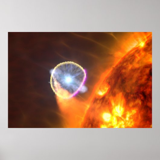 V407シグニの白色矮星 ポスター (正面)