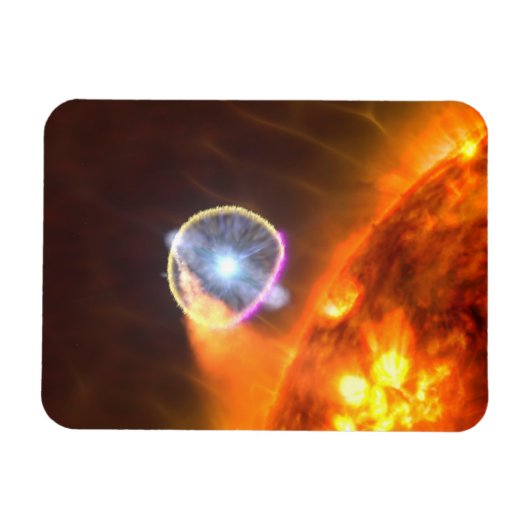 V407シグニの白色矮星 マグネット (横)