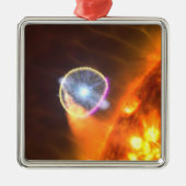 V407シグニの白色矮星 メタルオーナメント (正面)