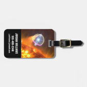 V407シグニの白色矮星 ラゲッジタグ (正面横)