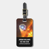 V407シグニの白色矮星 ラゲッジタグ (正面縦)