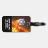 V407シグニの白色矮星 ラゲッジタグ (裏面横)