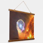 V407シグニの白色矮星 吊り下げ型タペストリー (傾斜あり)