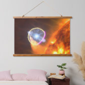 V407シグニの白色矮星 吊り下げ型タペストリー (寝室)