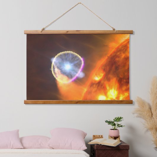 V407シグニの白色矮星 吊り下げ型タペストリー (寝室)