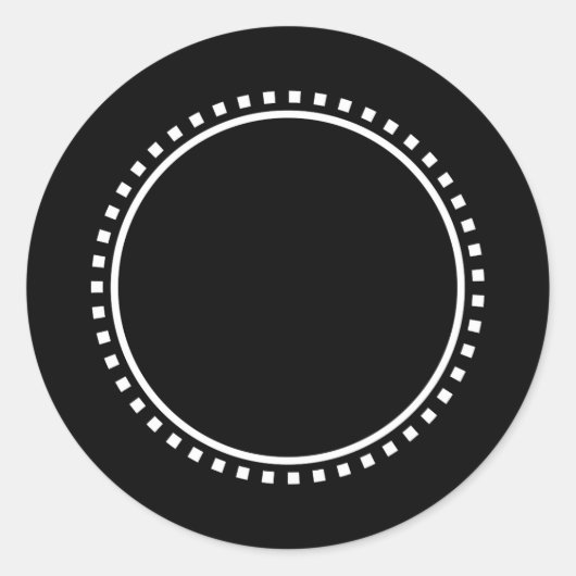 V49カスタムをカスタマイズしたカラー装飾円 ラウンドシール (正面)